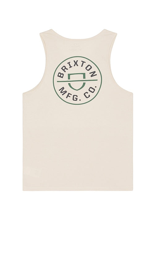Brixton Crest Tank Top in Beige - Débardeur Brixton Crest en Beige - Brixton Crest 米色背心 - Brixton Crest Tanktop in Beige - Brixton Crest 탱크탑베이지 색상 - Canotta Brixton Crest in beige
