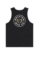 Brixton Crest Tank Top in Black - Débardeur Brixton Crest en Noir - Brixton Crest 黑色背心 - Brixton Wappen-Tanktop in Schwarz - Brixton Crest 탱크탑 - Canotta Brixton Crest in nero