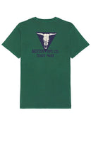 Brixton Galveston Tee in Green - Brixton - T-shirt Galveston en vert - Brixton Galveston 绿色 T 恤 - Brixton Galveston T-Shirt in Grün - Brixton Galveston 티셔츠 - Maglietta Brixton Galveston in verde