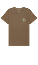 Brixton Geneva Short Sleeve Standard Tee in Brown