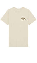 Brixton Homer Short Sleeve Standard Tee in Cream