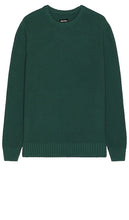 Brixton Jacques Waffle Knit Sweater in Dark Green - Brixton Jacques Pull en tricot gaufré en vert foncé - Brixton Jacques 深绿色华夫格针织毛衣 - Brixton Jacques Waffelstrickpullover in Dunkelgrün - Brixton Jacques 와플 니트 스웨터 - Maglione lavorato a maglia Brixton Jacques Waffle in verde scuro