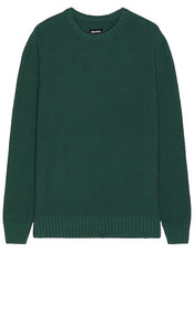 Brixton Jacques Waffle Knit Sweater in Dark Green - Brixton Jacques Pull en tricot gaufré en vert foncé - Brixton Jacques 深绿色华夫格针织毛衣 - Brixton Jacques Waffelstrickpullover in Dunkelgrün - Brixton Jacques 와플 니트 스웨터 - Maglione lavorato a maglia Brixton Jacques Waffle in verde scuro