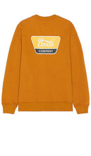 Brixton Linwood Crew in Brown - Ras du cou Brixton Linwood en marron - Brixton Linwood 棕色圆领衫 - Brixton Linwood Crew in Braun - Brixton Linwood 크루 브라운 색상 - Equipaggio Brixton Linwood in marrone