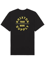 Brixton Oath V Tee in Black