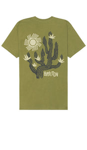 Brixton Valley Short Sleeve Tailored Tee in Green - Brixton Valley - T-shirt ajusté à manches courtes en vert - Brixton Valley 绿色短袖定制 T 恤 - Brixton Valley Kurzarm-T-Shirt in Grün - Brixton Valley 반팔 테일러드 티셔츠 그린 색상 - T-shirt sartoriale a maniche corte Brixton Valley in verde
