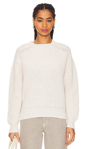 Brochu Walker Beckett Pullover in Cream - Pull Brochu Walker Beckett en crème - Brochu Walker Beckett 奶油色套头衫 - Brochu Walker Beckett Pullover in Creme - Brochu Walker 베켓 풀오버 - Brochu Walker Beckett Pullover in crema