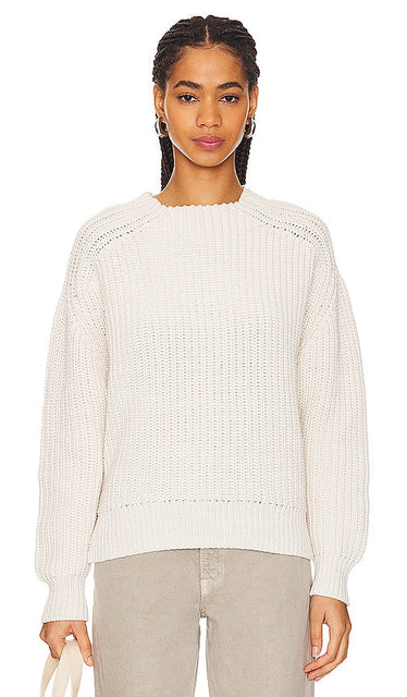 Brochu Walker Beckett Pullover in Cream - Pull Brochu Walker Beckett en crème - Brochu Walker Beckett 奶油色套头衫 - Brochu Walker Beckett Pullover in Creme - Brochu Walker 베켓 풀오버 - Brochu Walker Beckett Pullover in crema