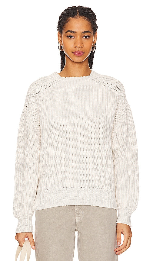 Brochu Walker Beckett Pullover in Cream - Pull Brochu Walker Beckett en crème - Brochu Walker Beckett 奶油色套头衫 - Brochu Walker Beckett Pullover in Creme - Brochu Walker 베켓 풀오버 - Brochu Walker Beckett Pullover in crema