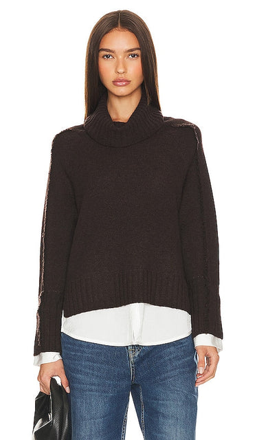 Brochu Walker Jolie Fringe Layered Looker in Chocolate - Brochu Walker Jolie Fringe Layered Looker en Chocolat - Brochu Walker Jolie 巧克力色分层流苏造型 - Brochu Walker Jolie Fringe Layered Looker in Schokolade - Brochu Walker 졸리 프린지 레이어드 루커 초콜릿 - Brochu Walker Jolie Fringe Looker a strati in cioccolato