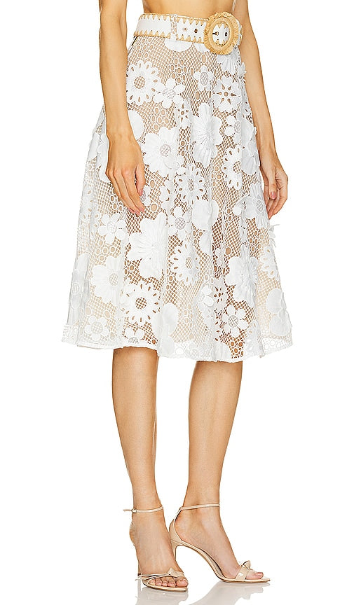 Bronx and Banco Emerie Skirt in White