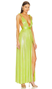 Bronx and Banco Goddess Gown in Green