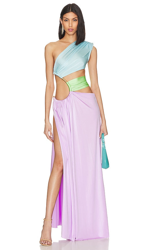 Bronx and Banco Jamilia One Shoulder Gown in Baby Blue - Bronx and Banco - Jamilia - Robe asymétrique en bleu bébé - Bronx and Banco Jamilia 淡蓝色一肩礼服 - Bronx und Banco Jamilia One-Shoulder-Kleid in Babyblau - Bronx and Banco Jamilia 원 숄더 가운 베이비 블루 색상 - Abito monospalla Bronx e Banco Jamilia in celeste