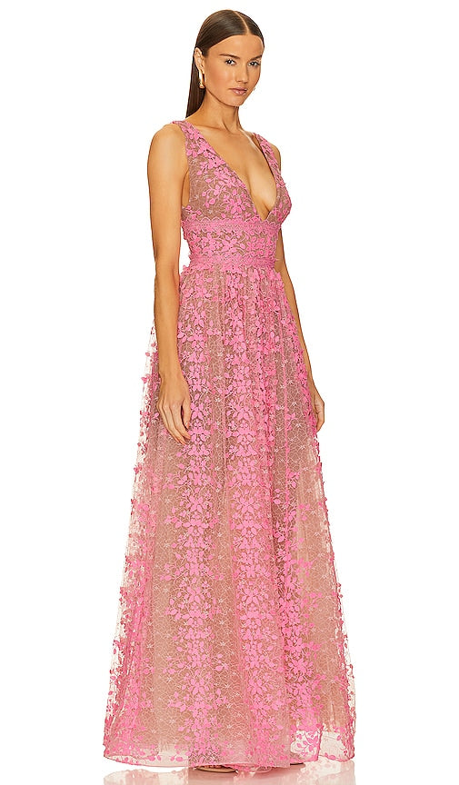 Bronx and Banco Megan Gown in Pink