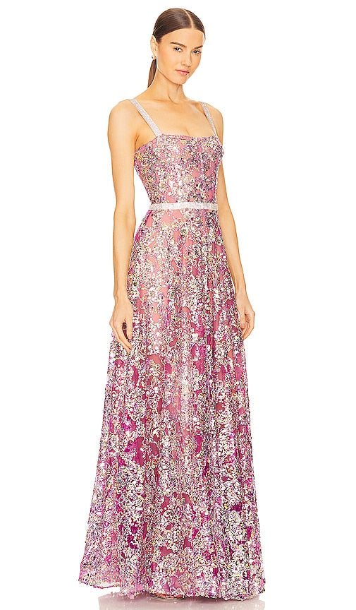 Bronx and Banco Midnight Gown in Lavender
