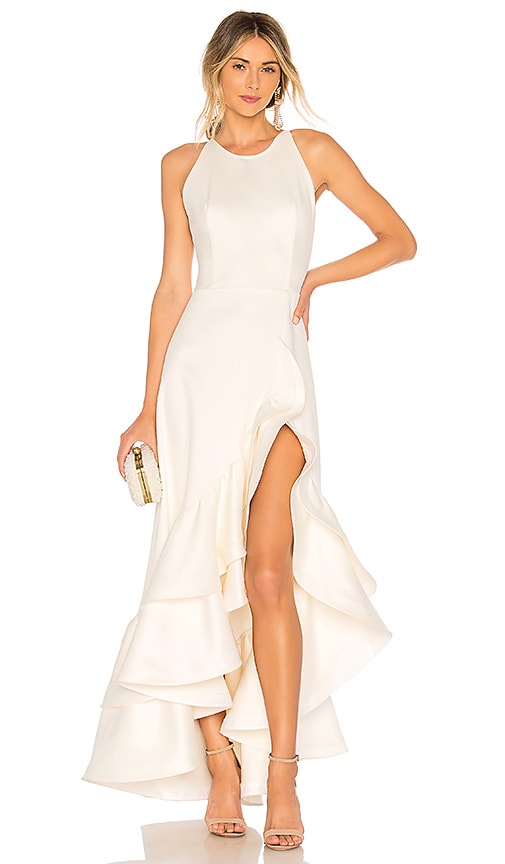 Bronx and Banco Paros Gown in White - Robe Bronx et Banco Paros en blanc - 布朗克斯和帕罗斯银行白色礼服 - Bronx und Banco Paros Kleid in Weiß - Bronx and Banco Paros 가운 화이트 색상 - Abito Bronx e Banco Paros in bianco