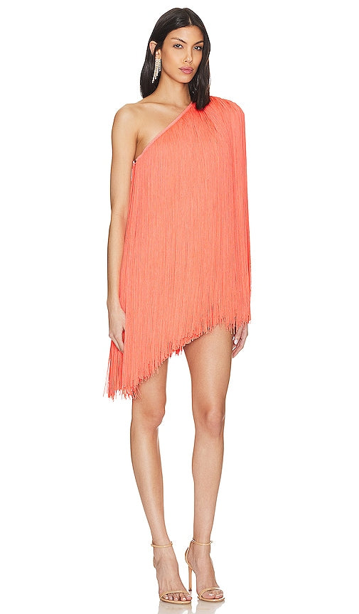 Bronx and Banco Sierra Leone Issa One Sleeve Mini in Pink