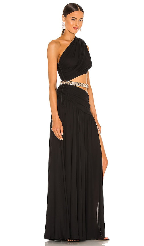 Bronx and Banco X REVOLVE Jafari Gown in Black