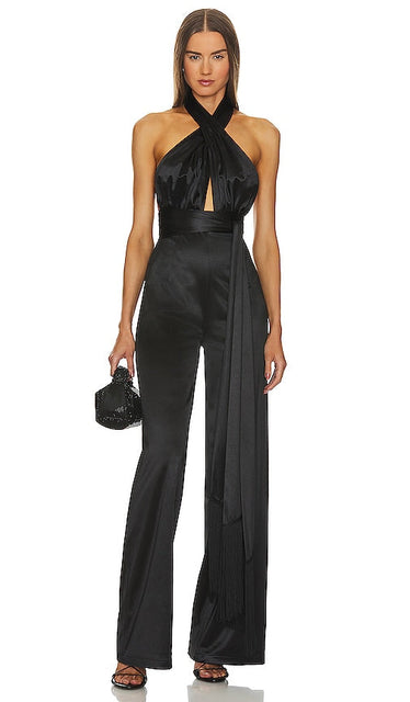 Bronx and Banco X Revolve Stella Jumpsuit in Black - Bronx and Banco X Revolve Stella - Combinaison noire - Bronx and Banco X Revolve Stella 黑色连身裤 - Bronx und Banco X Revolve Stella Jumpsuit in Schwarz - Bronx and Banco X Revolve Stella 점프수트 블랙 색상 - Tuta Bronx e Banco X Revolve Stella in nero