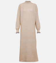 Brunello Cucinelli Alpaca and cotton midi dress