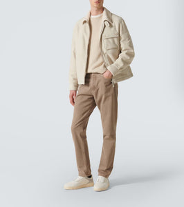 Brunello Cucinelli Basket suede and leather sneakers