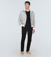 Brunello Cucinelli Checked linen, wool and silk jacket