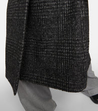 Brunello Cucinelli Checked wool-blend coat