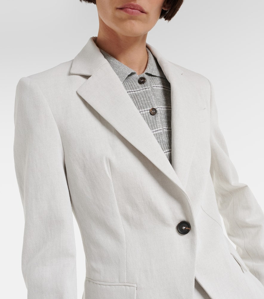Brunello Cucinelli Cotton and linen blazer
