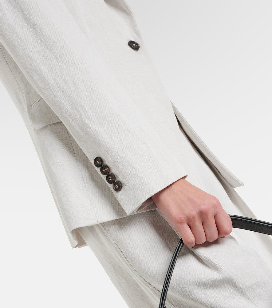 Brunello Cucinelli Cotton and linen blazer