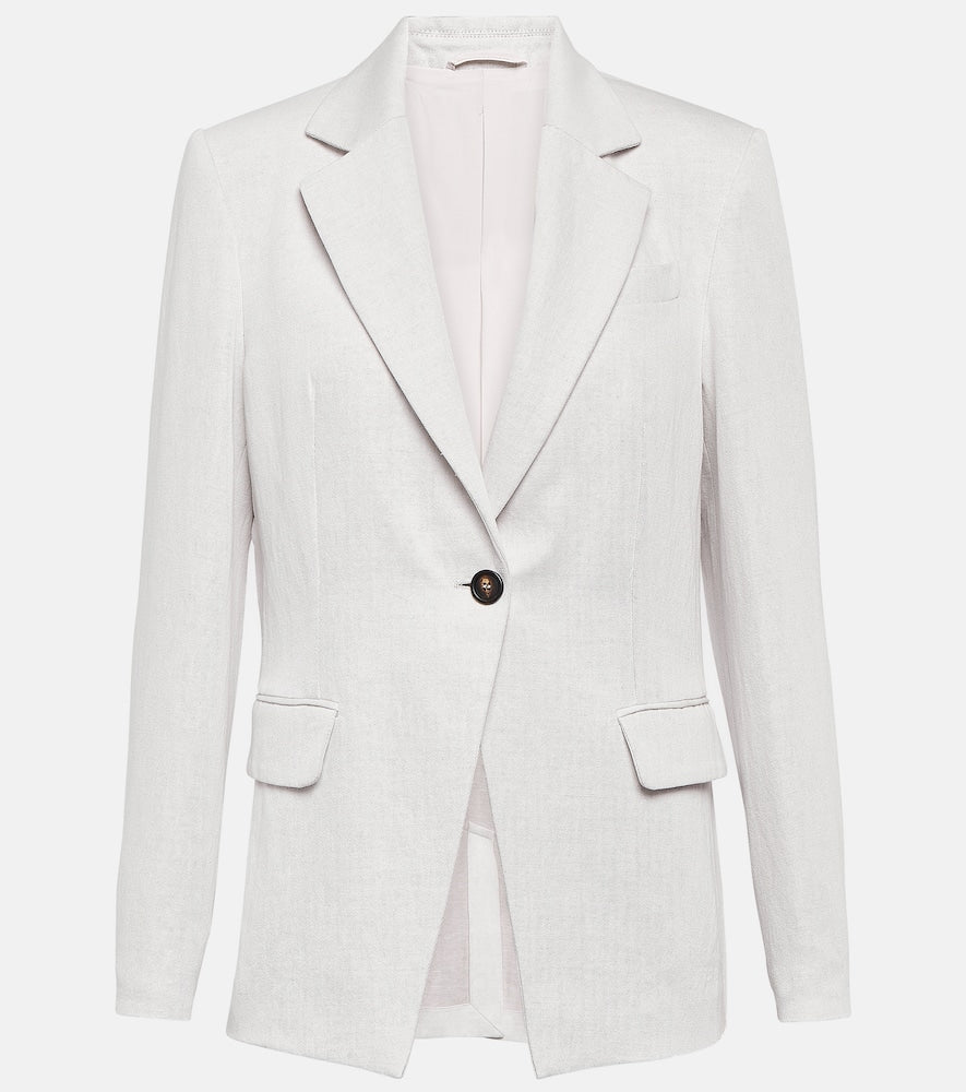 Brunello Cucinelli Cotton and linen blazer