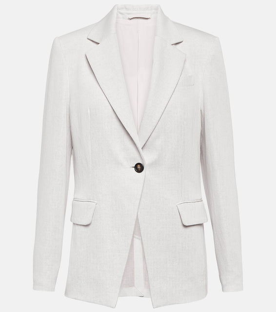 Brunello Cucinelli Cotton and linen blazer