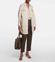 Brunello Cucinelli Cotton and linen overshirt