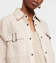 Brunello Cucinelli Cotton and linen overshirt