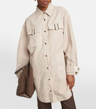 Brunello Cucinelli Cotton and linen overshirt