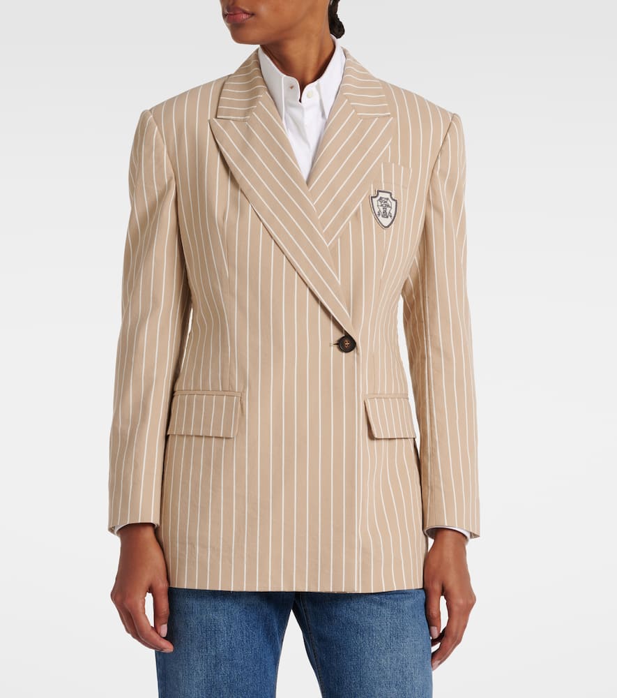 Brunello Cucinelli Cotton and silk blazer