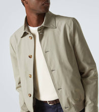 Brunello Cucinelli Cotton-blend bomber jacket