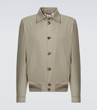 Brunello Cucinelli Cotton-blend bomber jacket