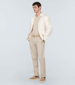 Brunello Cucinelli Cotton-blend gabardine blouson jacket