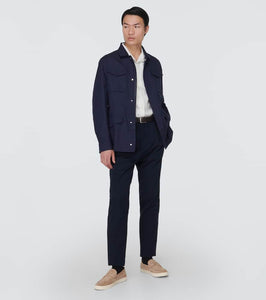 Brunello Cucinelli Cotton-blend jacket