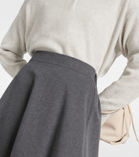 Brunello Cucinelli Cotton-blend midi skirt