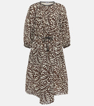 Brunello Cucinelli Cotton-blend minidress. Brunello Cucinelli 棉混纺迷你连衣裙