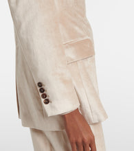 Brunello Cucinelli Cotton-blend velvet blazer