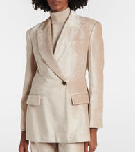Brunello Cucinelli Cotton-blend velvet blazer