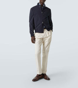 Brunello Cucinelli Cotton canvas bomber jacket