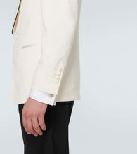 Brunello Cucinelli D√É¬©lav√É¬© silk twill tuxedo jacket