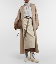 Brunello Cucinelli Denim midi skirt