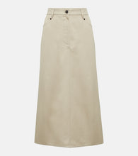 Brunello Cucinelli Denim midi skirt - Brunello Cucinelli 牛仔中长半身裙