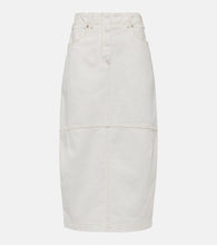 Brunello Cucinelli Denim midi skirt - Brunello Cucinelli 牛仔中长半身裙
