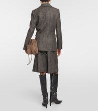 Brunello Cucinelli Double-breasted virgin wool-blend blazer