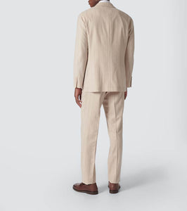 Brunello Cucinelli Double-breasted wool and cashmere suit